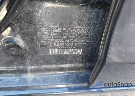 2013 Hyundai Elantra Gt from USA, damaged, VIN KMHD35LE0DU082092